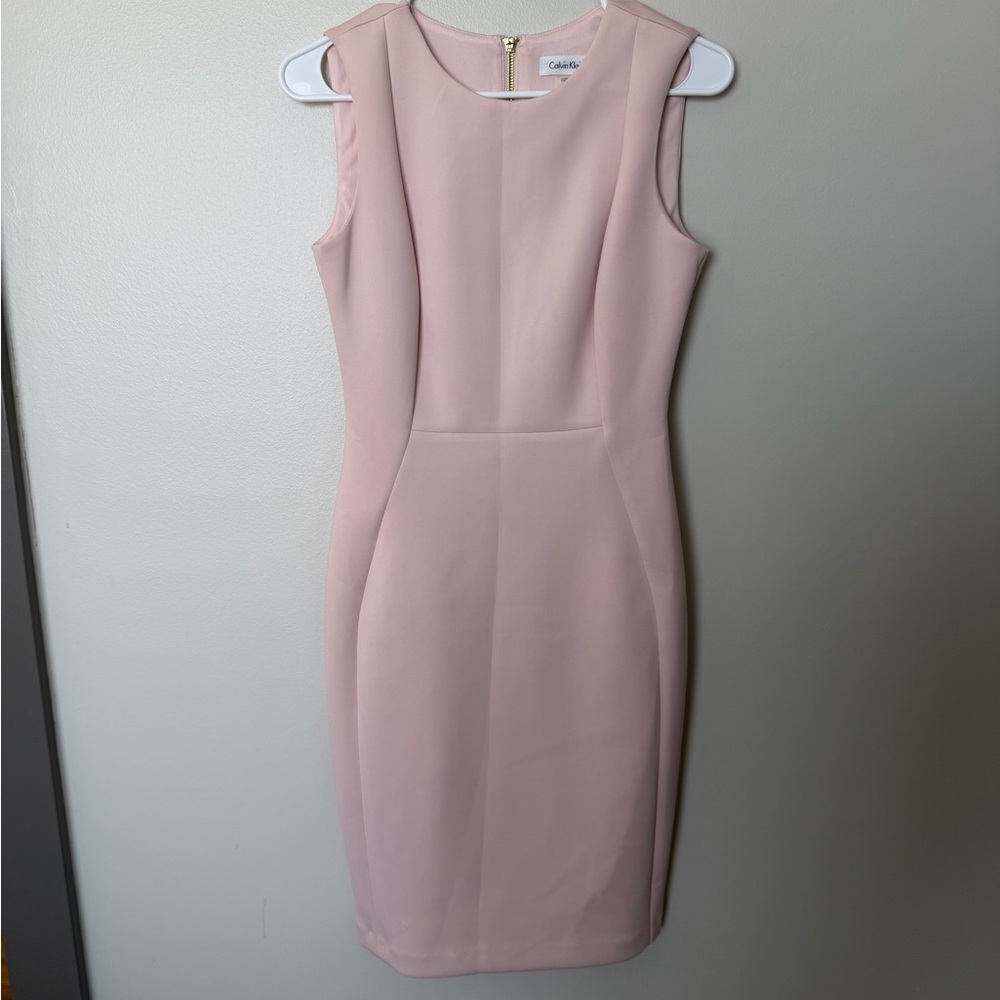 Calvin Klein Blush Midi Dress